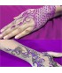 Golecha Purple Gold Henna Cone