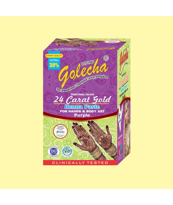 Golecha 24 Carat Purple Henna Paste