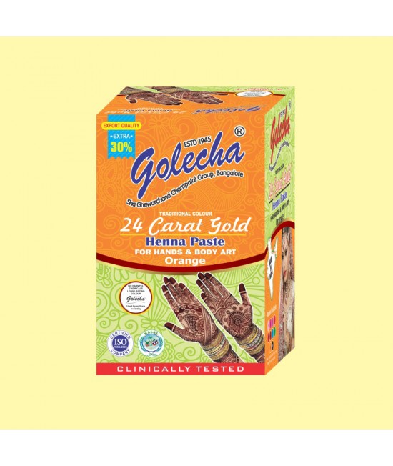 Golecha 24 Carat Gold Orange Henna Paste