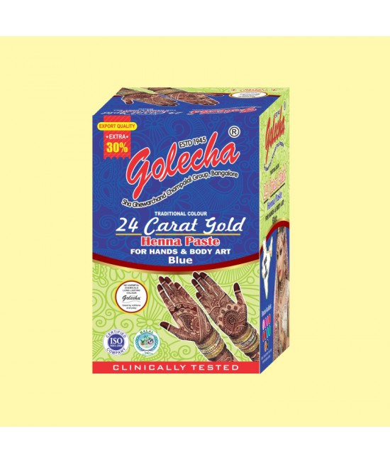Golecha 24 Carat Gold Blue Henna Paste